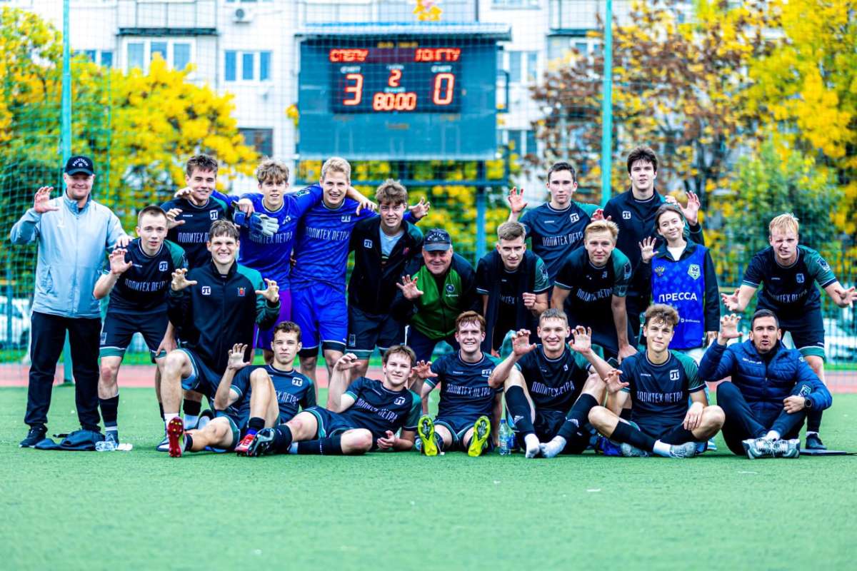 Футбольная сборная Политеха — победитель группы «А» Высшего дивизиона НСФЛ!