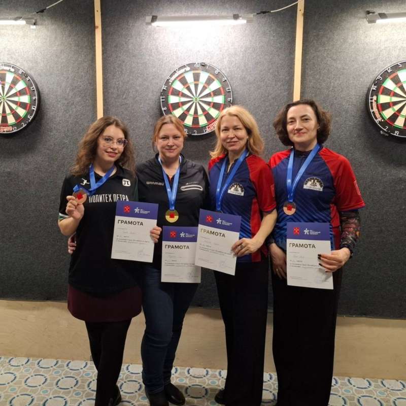 3 место по дартсу на Чемпионате Петербурга!