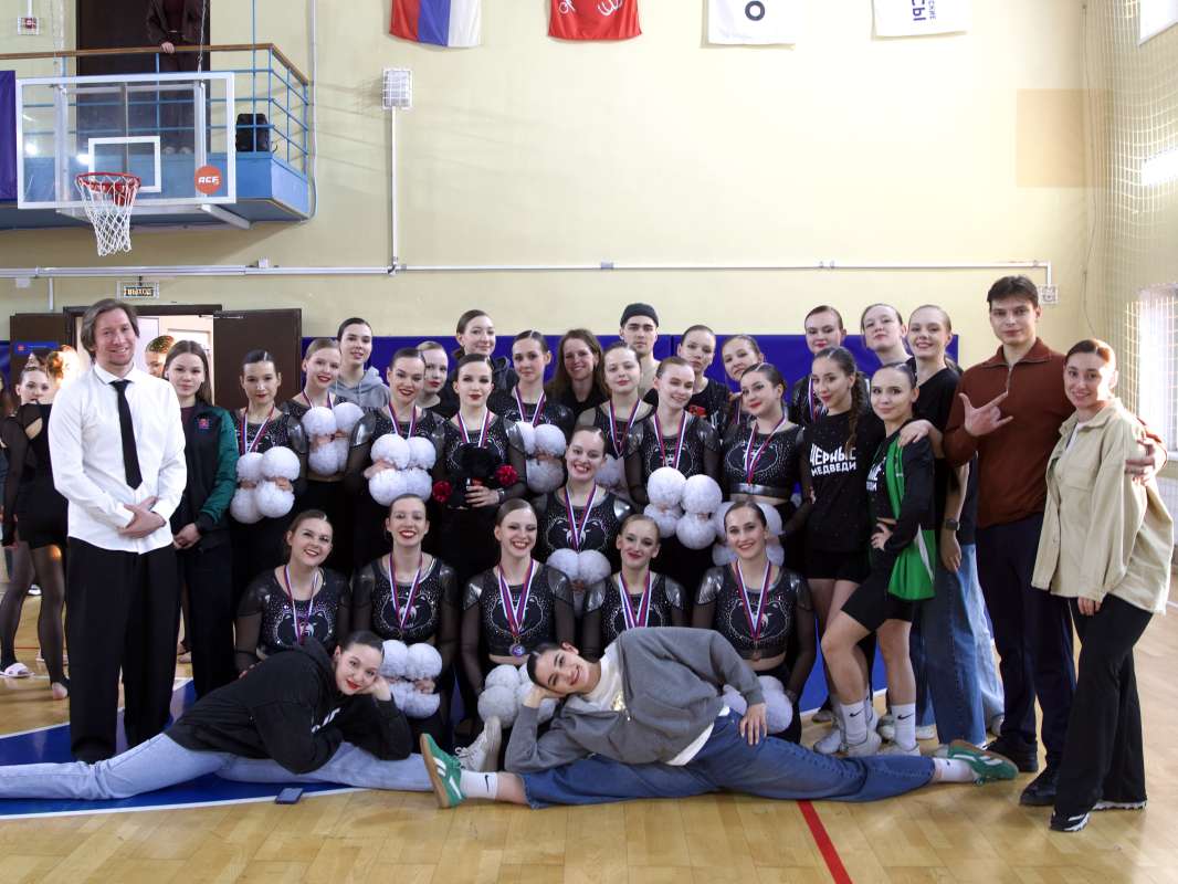 «Черные Медведи-Политех» — призеры студенческих соревнований вузов по чир-спорту!